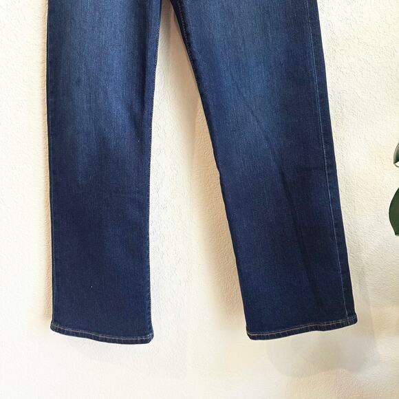 Levi's Ribcage Straight Ankle Size 26 Stretch Button Fly Dark Wash Classic - Picture 3 of 10